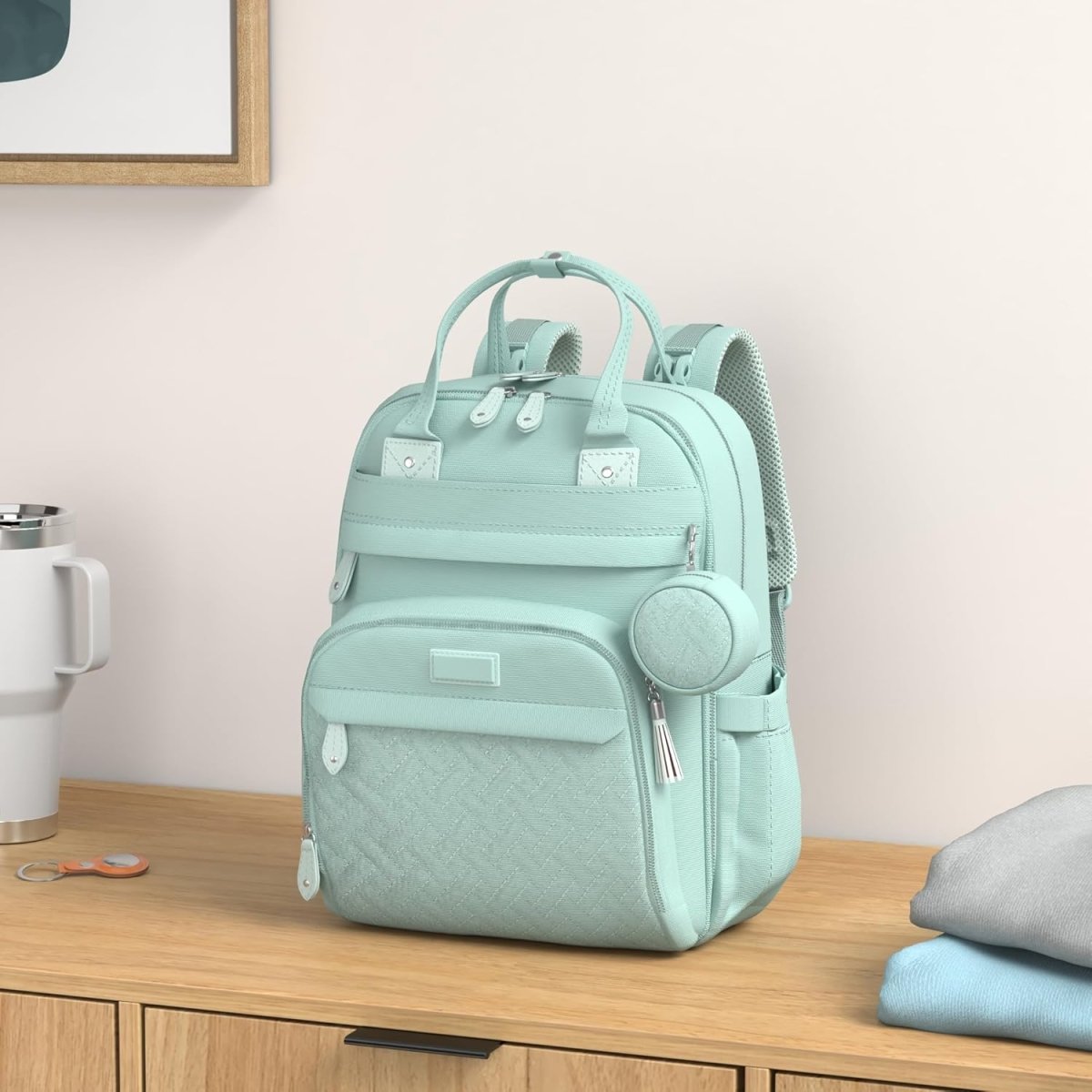 BabbleRoo Diaper Bag Backpack, Baby Essentials Travel Bag - LittleTreasures