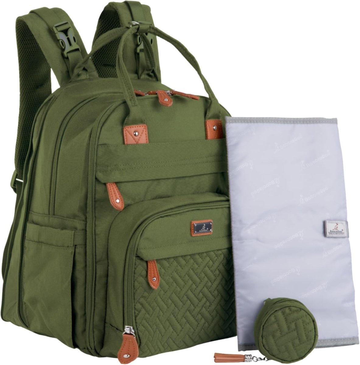 BabbleRoo Diaper Bag Backpack, Baby Essentials Travel Bag - LittleTreasures