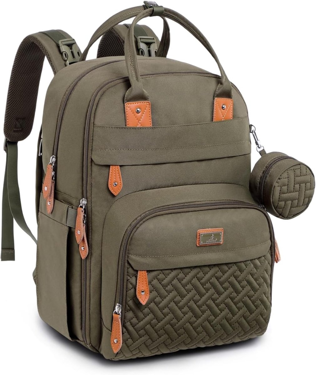 BabbleRoo Diaper Bag Backpack, Baby Essentials Travel Bag - LittleTreasures