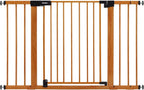 Babelio Extra Wide Metal Baby Gate w/ Wood Pattern, Easy Install - LittleTreasures