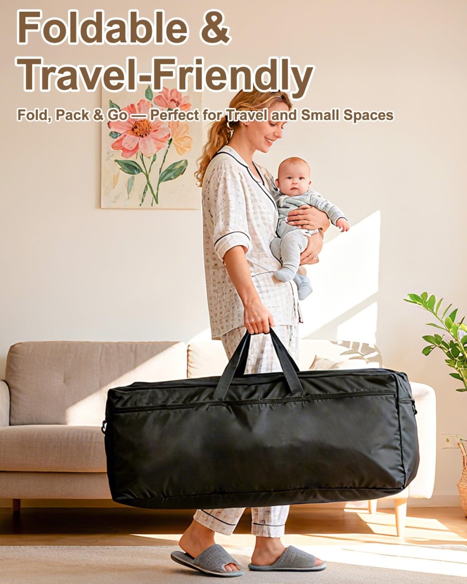 Baby Bassinet Bedside Sleeper - 3 in 1 Adjustable Height Bedside Bassinet with Breathable Mesh, Wheels & Storage Basket and Bag, Portable Folding Baby Cradle for Infants & Newborns, Grey - LittleTreasures