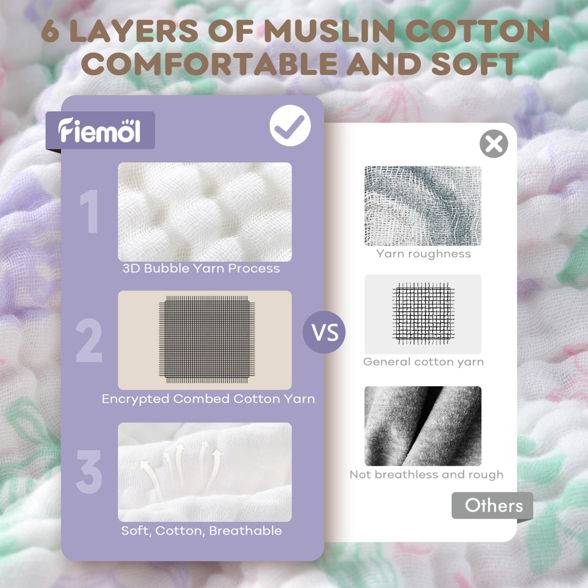 Baby Bath Towels, 100% Muslin Cotton Hooded Baby Towels for Newborn, Infant and Toddler, 2 Pack Soft and Absorbent Unisex Bath Essentials with Large 32x32Inch Size - LittleTreasures