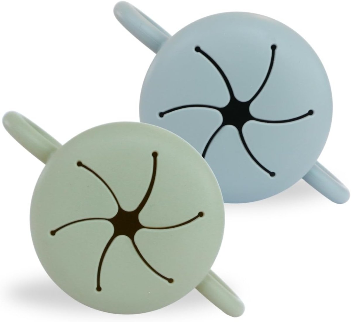 Baby Bliss Spill - Proof Toddler Snack Cups 12oz - 2 Pack - LittleTreasures