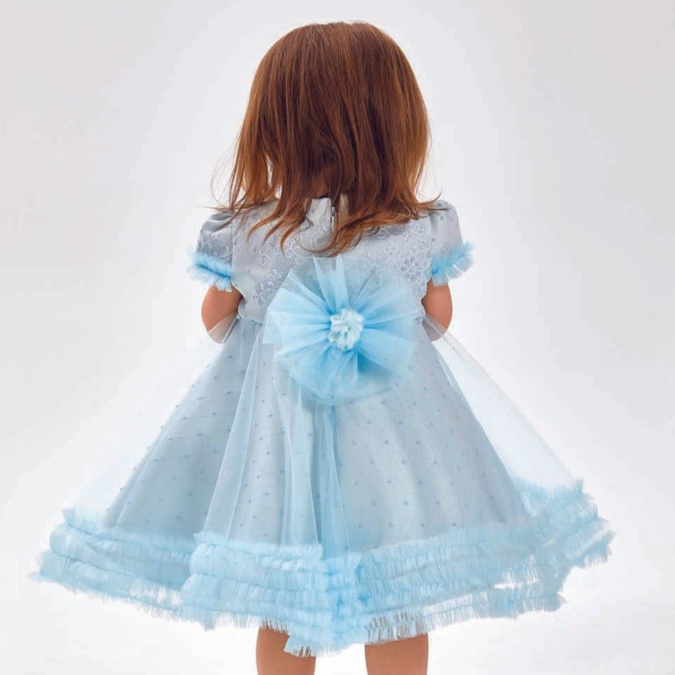 Baby Blue Girls Formal Dress - LittleTreasures