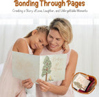 Baby Book Keepsake Memory Book (9.5”x8.5”), Hardcover Album w/Enclosed Spiral Binding, Baby Photo Albums w/Winnie the Pooh Graphics & Milestone Cards, Scrapbook Album - LittleTreasures