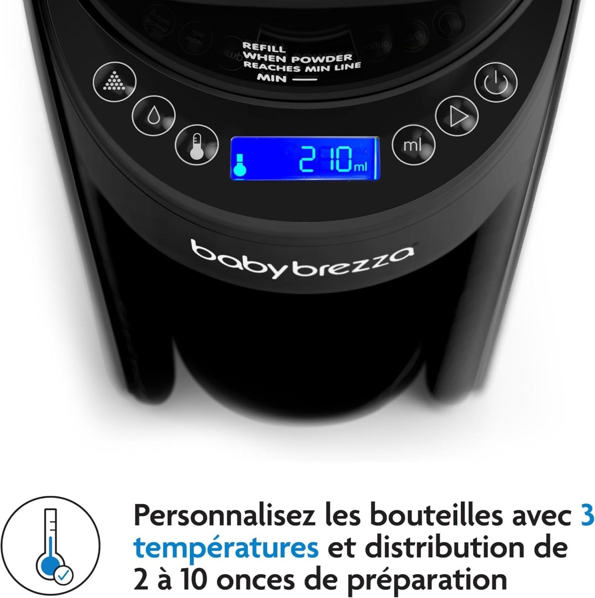 Baby Brezza Formula Pro Advanced Formula Dispenser Machine - Automatically Mix A Warm Formula Bottle Instantly - Easily Make Bottle With Automatic Powder Blending, White - LittleTreasures