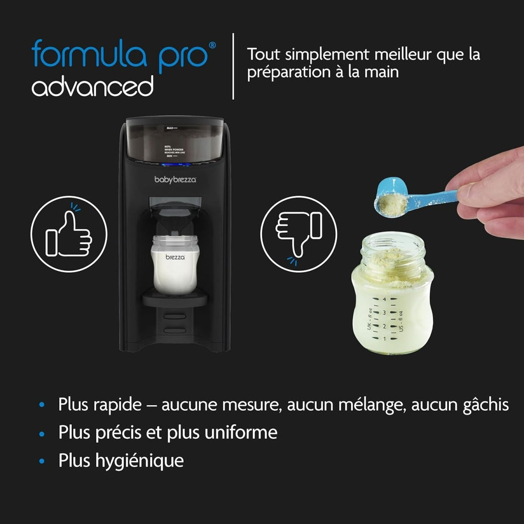 Baby Brezza Formula Pro Advanced Formula Dispenser Machine - Automatically Mix A Warm Formula Bottle Instantly - Easily Make Bottle With Automatic Powder Blending, White - LittleTreasures
