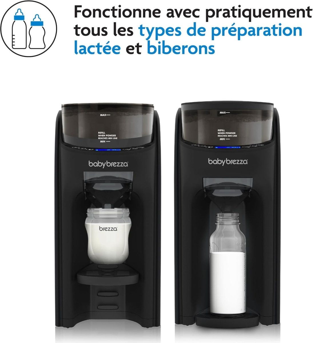 Baby Brezza Formula Pro Advanced Formula Dispenser Machine - Automatically Mix A Warm Formula Bottle Instantly - Easily Make Bottle With Automatic Powder Blending, White - LittleTreasures