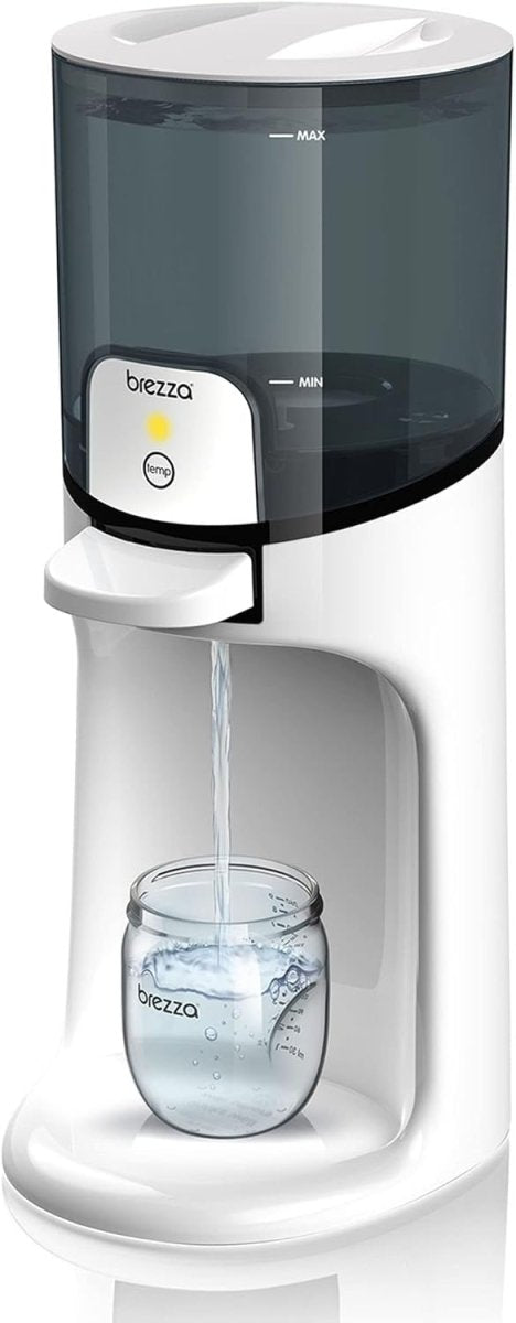 Baby Brezza Instant Warmer - Instantly Dispense Warm Water at Perfect Baby Bottle Temperature - Traditional Baby Bottle Warmer Replacement - Fast Baby Formula Bottles 24/7 - 3 Temperatures - LittleTreasures
