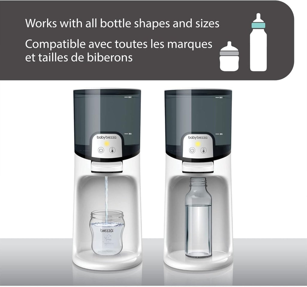 Baby Brezza Instant Warmer - Instantly Dispense Warm Water at Perfect Baby Bottle Temperature - Traditional Baby Bottle Warmer Replacement - Fast Baby Formula Bottles 24/7 - 3 Temperatures - LittleTreasures