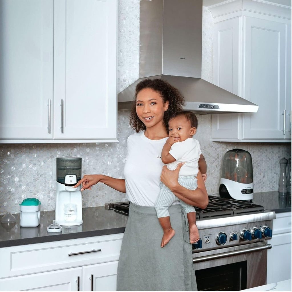 Baby Brezza Instant Warmer - Instantly Dispense Warm Water at Perfect Baby Bottle Temperature - Traditional Baby Bottle Warmer Replacement - Fast Baby Formula Bottles 24/7 - 3 Temperatures - LittleTreasures