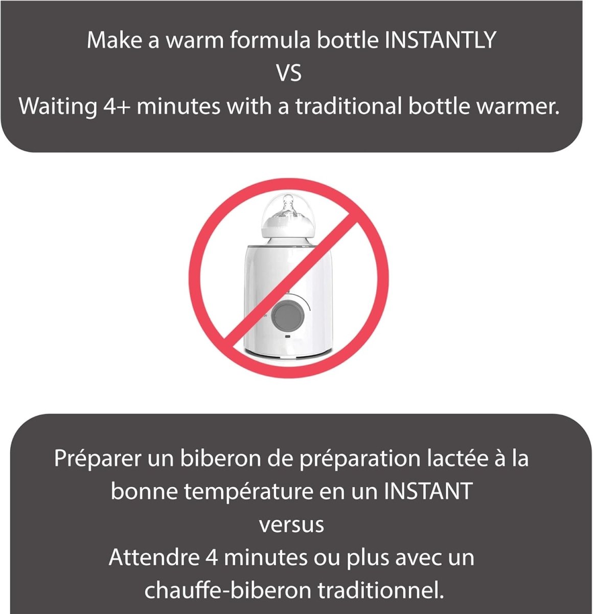 Baby Brezza Instant Warmer - Instantly Dispense Warm Water at Perfect Baby Bottle Temperature - Traditional Baby Bottle Warmer Replacement - Fast Baby Formula Bottles 24/7 - 3 Temperatures - LittleTreasures