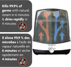 Baby Brezza Superfast 10 Minute Baby Bottle Sterilizer + Dryer - 75% Faster Drying – Universal Electric Steam Sterilization for All Bottles, Pacifiers + Baby Product Parts - LittleTreasures