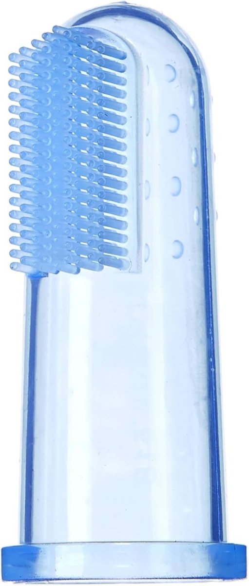 Baby Buddy Silicone Finger Toothbrush, Blue - LittleTreasures