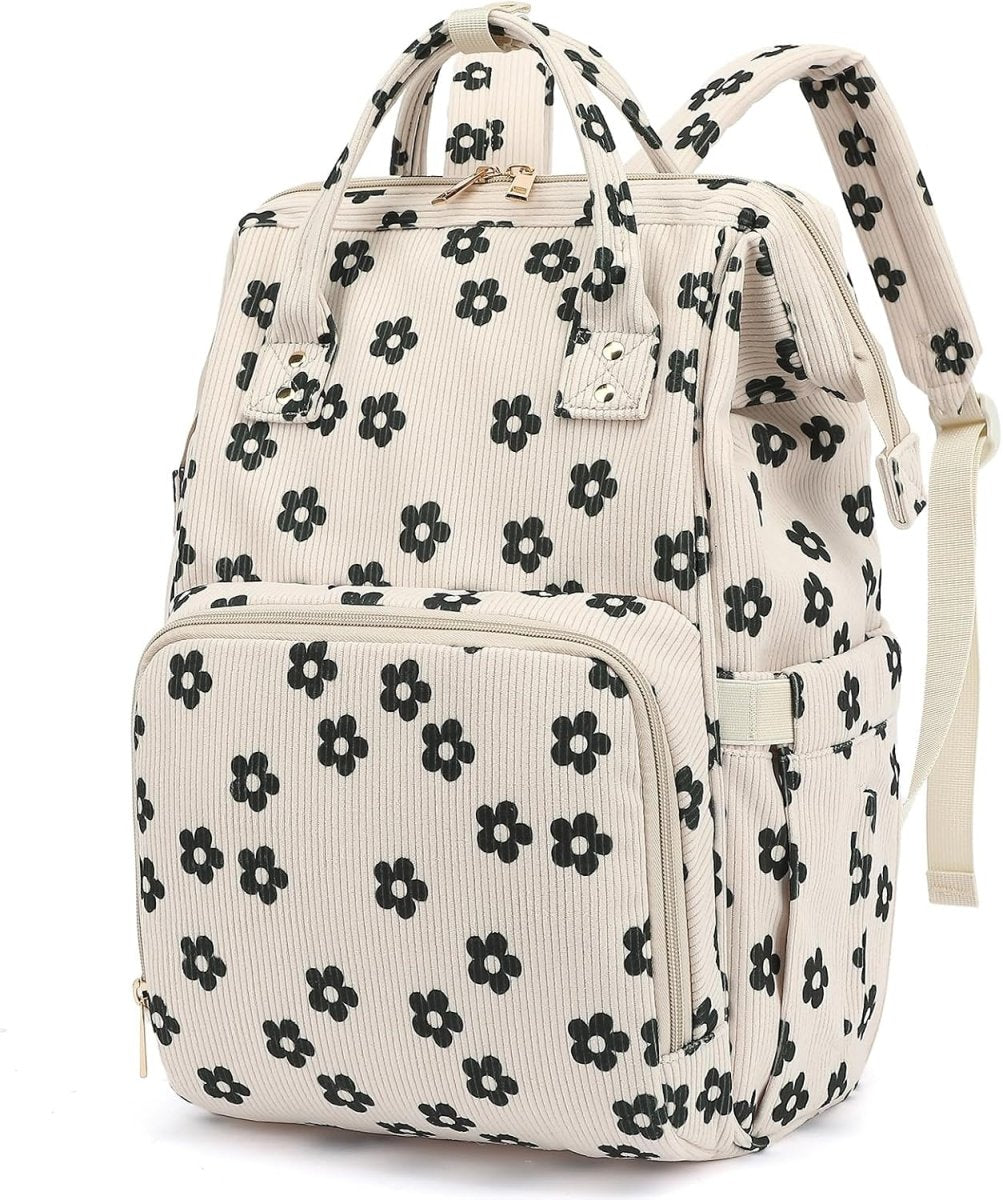 Baby Diaper Bag Backpack for Mom, Large Capacity Travel Nappy Bag for Boys & Girls with Stroller Straps - LittleTreasures