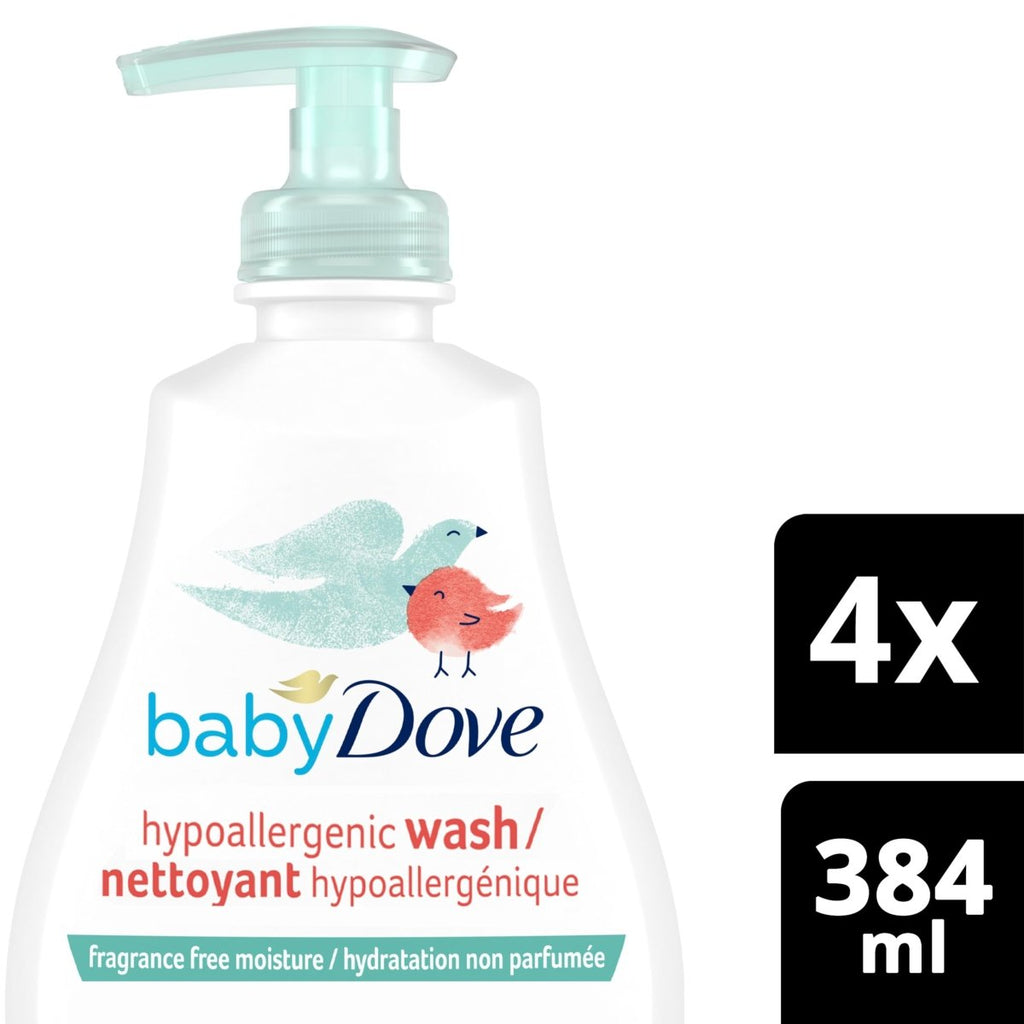 Baby Dove Tip to Toe Baby Wash Sensitive Moisture hypoallergenic and fragrance free 591 ml - LittleTreasures