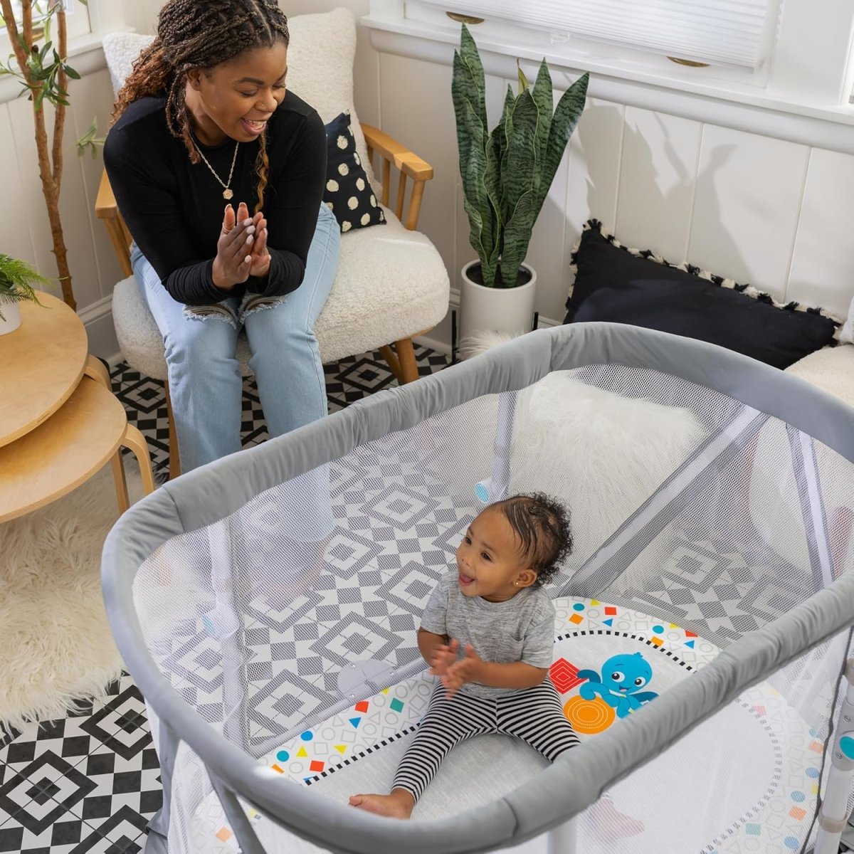 Baby Einstein Kick & Snooze 3 - in - 1 Music & Learning Playard - LittleTreasures