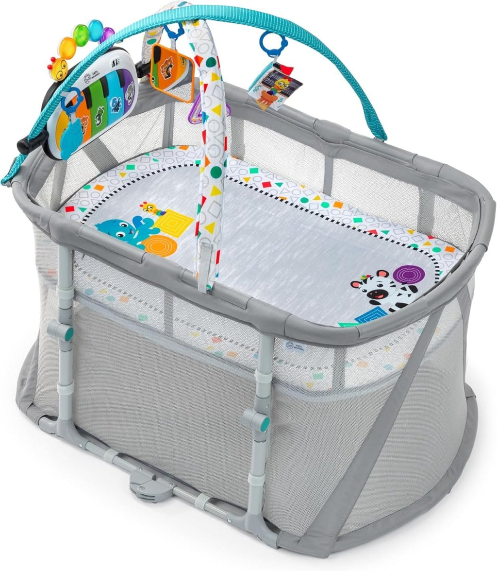 Baby Einstein Kick & Snooze 3 - in - 1 Music & Learning Playard - LittleTreasures