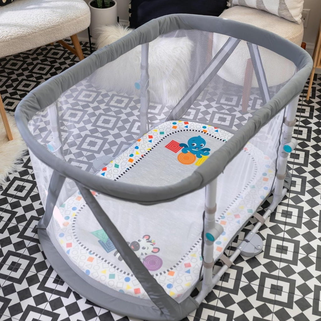 Baby Einstein Kick & Snooze 3 - in - 1 Music & Learning Playard - LittleTreasures