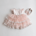 Baby Eva's Frilly Dress - LittleTreasures