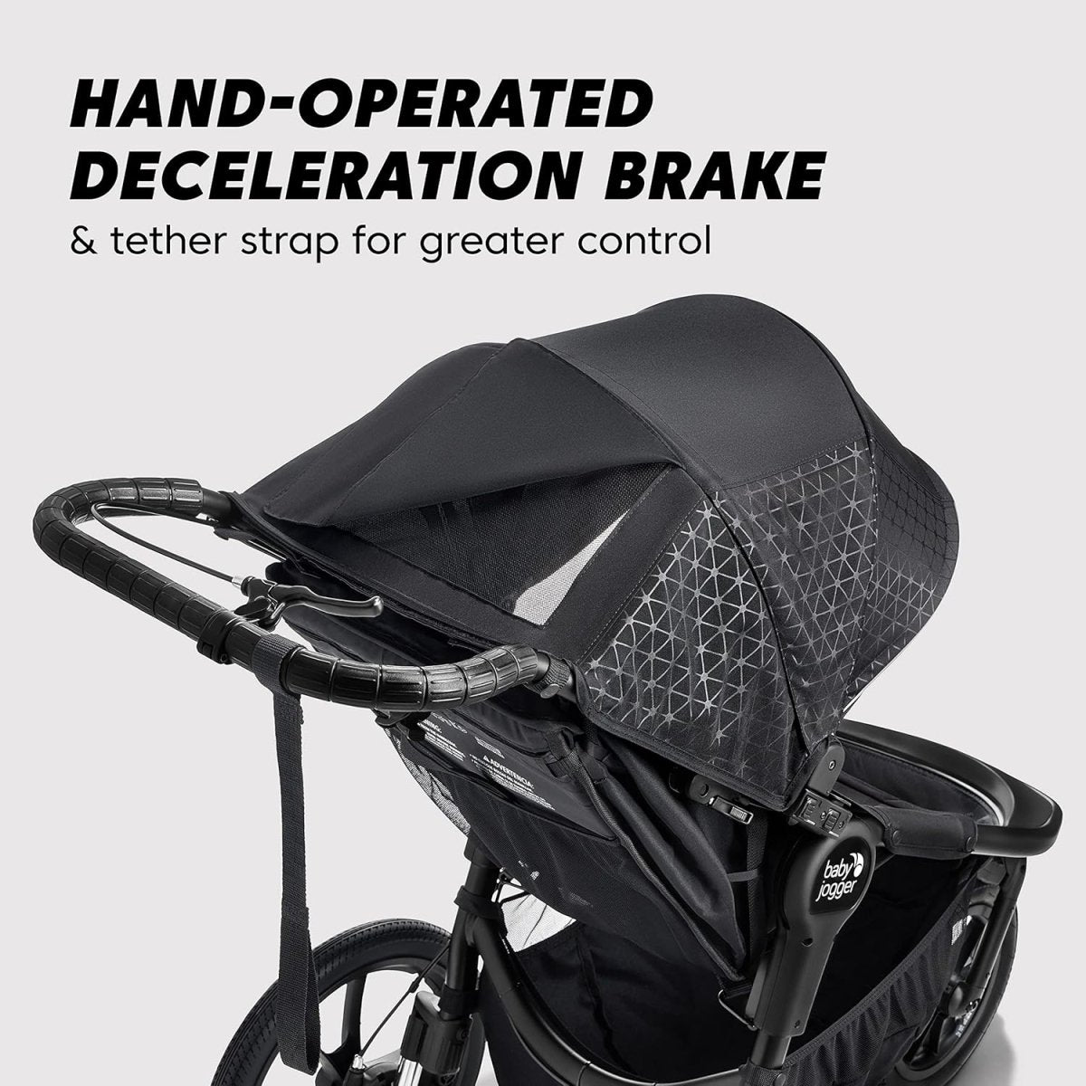 Baby Jogger Summit X3 Jogging Stroller, Midnight Black - LittleTreasures