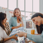 Baby Shower Gifts, Baby Boy Gifts Basket Includes Newborn Blanket Baby Lovey Security Blanket Wooden Rattle Toy, Funny Baby Bibs Socks & Greeting Card - Baby Gift Set Newborn Shower Basket - LittleTreasures