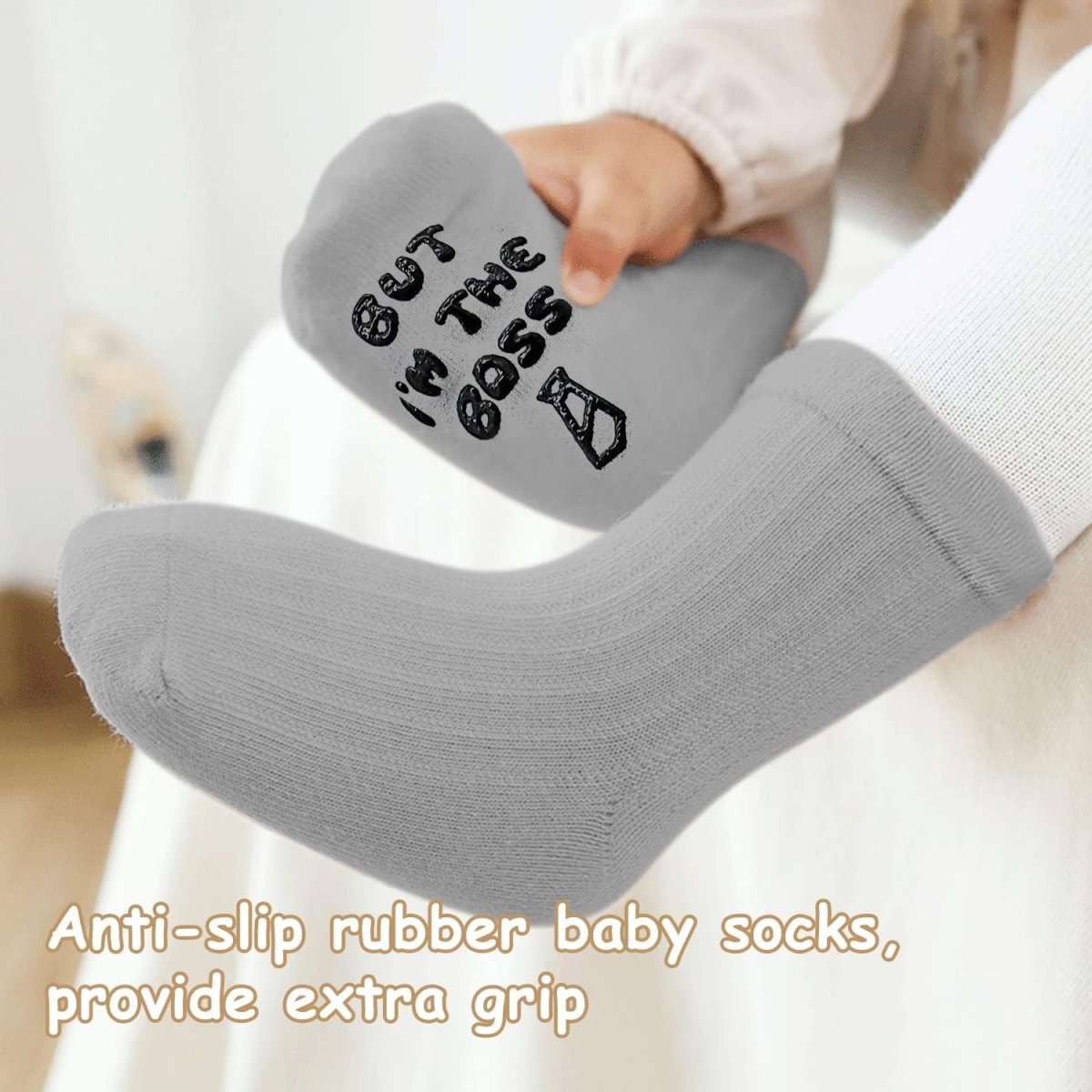 Baby Shower Gifts, Baby Boy Gifts Basket Includes Newborn Blanket Baby Lovey Security Blanket Wooden Rattle Toy, Funny Baby Bibs Socks & Greeting Card - Baby Gift Set Newborn Shower Basket - LittleTreasures