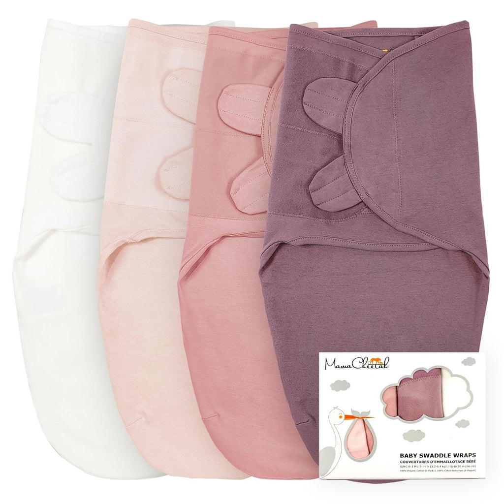 Baby Swaddle Sack, Organic Swaddle Blanket, Newborn Swaddle Sleep Sacks, Adjustable Infant Swaddle Wrap, Easy Swaddles for Boy Girl 0 - 3 Month, Baby Essentials, Nursery Swaddling, 3 - Pack, Grey - LittleTreasures