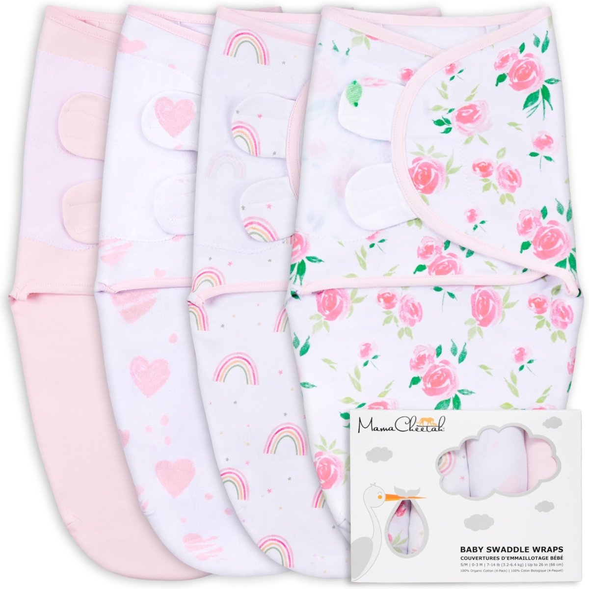 Baby Swaddle Sack, Organic Swaddle Blanket, Newborn Swaddle Sleep Sacks, Adjustable Infant Swaddle Wrap, Easy Swaddles for Boy Girl 0 - 3 Month, Baby Essentials, Nursery Swaddling, 3 - Pack, Grey - LittleTreasures