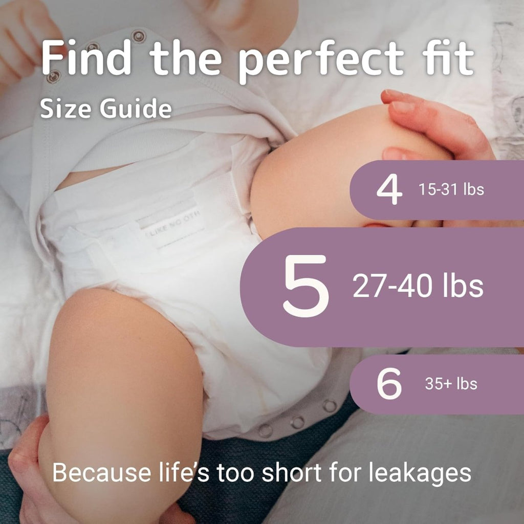 Bambo Nature Premium Eco - Friendly Baby Diapers (SIZES 1 TO 6 AVAILABLE), Size 5, 25 Count - LittleTreasures