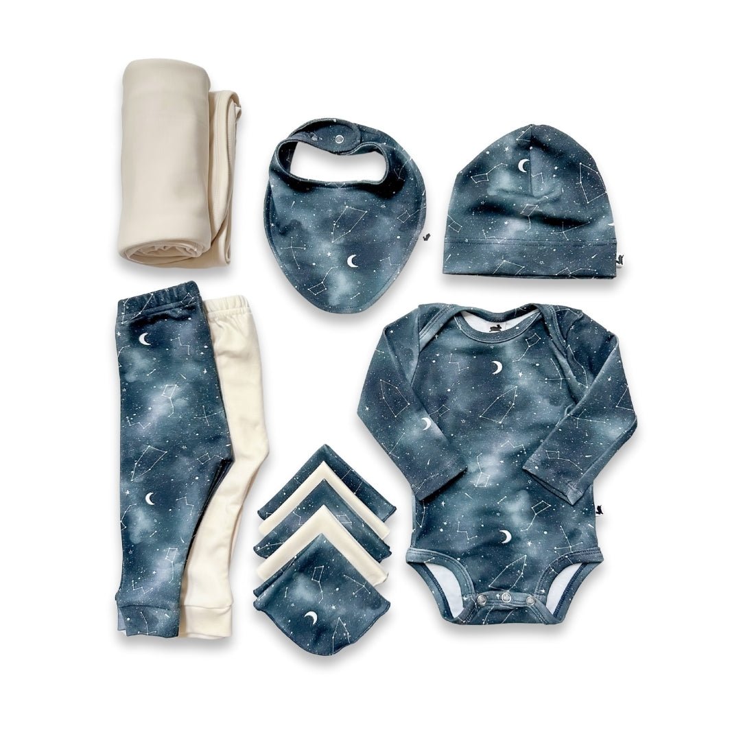 Bamboo Baby Capsule Gift Box - Night Sky & Cream - LittleTreasures