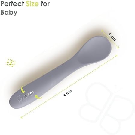 bblüv Spoön: Safe Silicone Baby Spoons for Self - Feeding Fun - LittleTreasures