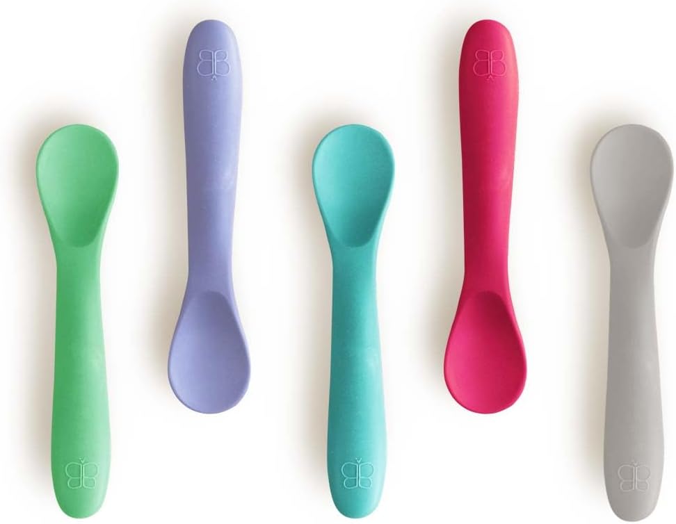 bblüv Spoön: Safe Silicone Baby Spoons for Self - Feeding Fun - LittleTreasures