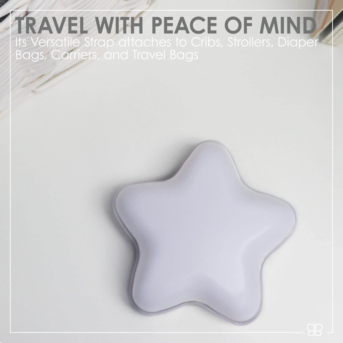 Bblüv - Stär – Portable Night Light Kids & Baby Sound Machine 2 in 1 – 15 Songs – Calming White Noise Machine – Heartbeat or Waves Sound – Auto Shut - Off Timer – Adjustable Volume – Ideal for Nursery - LittleTreasures