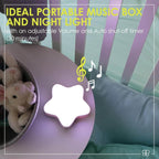 Bblüv - Stär – Portable Night Light Kids & Baby Sound Machine 2 in 1 – 15 Songs – Calming White Noise Machine – Heartbeat or Waves Sound – Auto Shut - Off Timer – Adjustable Volume – Ideal for Nursery - LittleTreasures