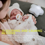 Bblüv - Stär – Portable Night Light Kids & Baby Sound Machine 2 in 1 – 15 Songs – Calming White Noise Machine – Heartbeat or Waves Sound – Auto Shut - Off Timer – Adjustable Volume – Ideal for Nursery - LittleTreasures