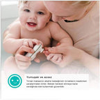 bblüv - Trimö - Electric Nail Clippers for Newborn Baby up to Toddler (0 to 12 Months+) - 2 Speed Switch, Gentle and Quiet Fingernail and Toenail Clippers - Carrying Case Included - LittleTreasures