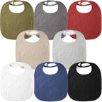 Bearmoss 8 - Pack Cotton Muslin Baby Bibs – Soft, Absorbent & Adjustable - LittleTreasures