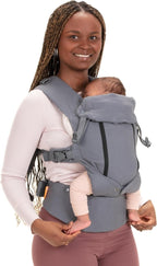 Beco 8 Baby Carrier Newborn to Toddler - Cool Hybrid Baby Body Carrier - Baby Carrier Backpack & Baby Front Carrier with Adjustable Seat - Ergonomic Baby Holder Carrier 7 - 45 lbs (Teal) - LittleTreasures