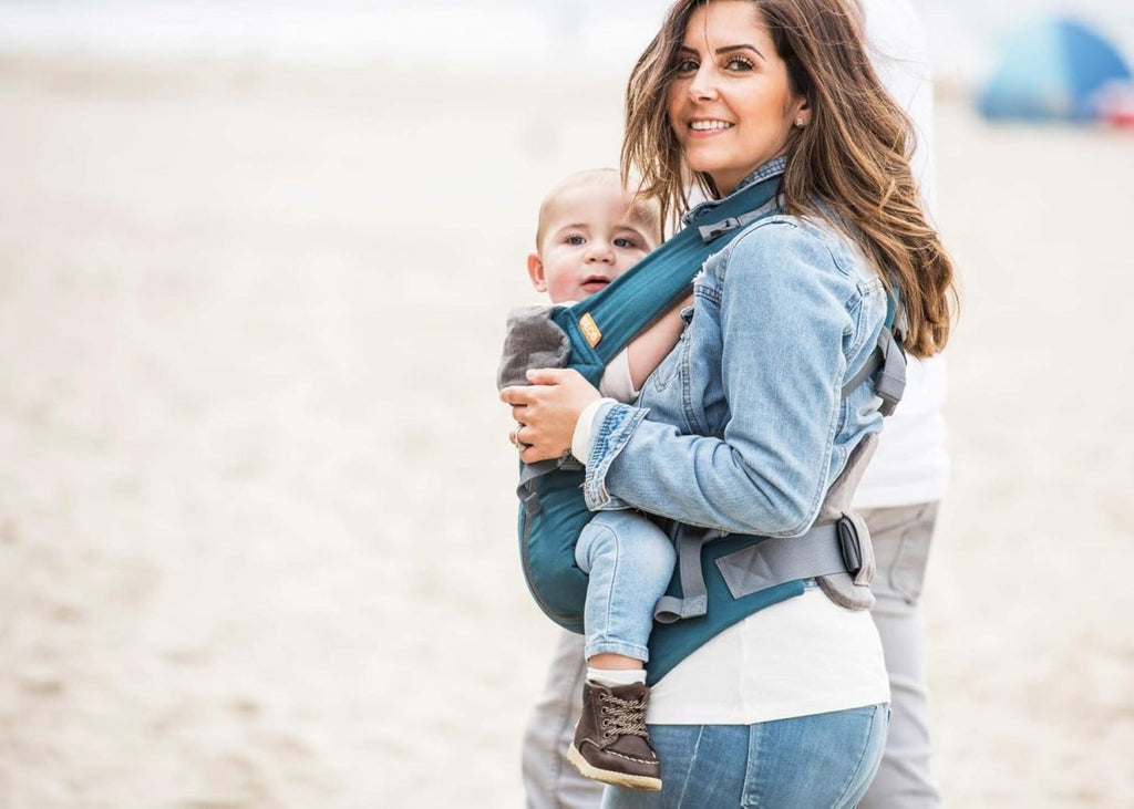 Beco 8 Baby Carrier Newborn to Toddler - Cool Hybrid Baby Body Carrier - Baby Carrier Backpack & Baby Front Carrier with Adjustable Seat - Ergonomic Baby Holder Carrier 7 - 45 lbs (Teal) - LittleTreasures