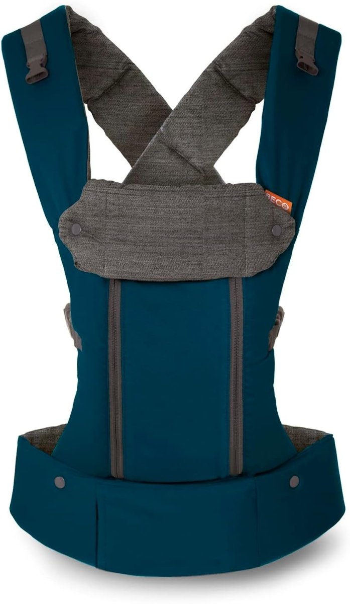 Beco 8 Baby Carrier Newborn to Toddler - Cool Hybrid Baby Body Carrier - Baby Carrier Backpack & Baby Front Carrier with Adjustable Seat - Ergonomic Baby Holder Carrier 7 - 45 lbs (Teal) - LittleTreasures