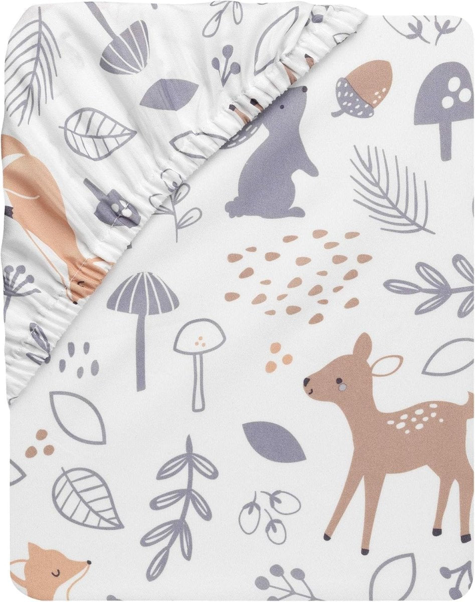 Bedtime Originals 3 Piece Crib Bedding Set, Deer Park, Multicolor - LittleTreasures