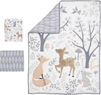 Bedtime Originals 3 Piece Crib Bedding Set, Deer Park, Multicolor - LittleTreasures