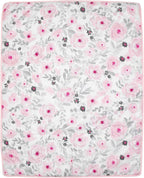 Bedtime Originals Blossom Pink Watercolor Floral 3 - Piece Baby Crib Bedding Set - LittleTreasures