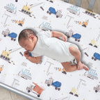 Bedtime Originals Construction Zone 3 - Piece Trucks Nursery Baby Crib Bedding Set - LittleTreasures