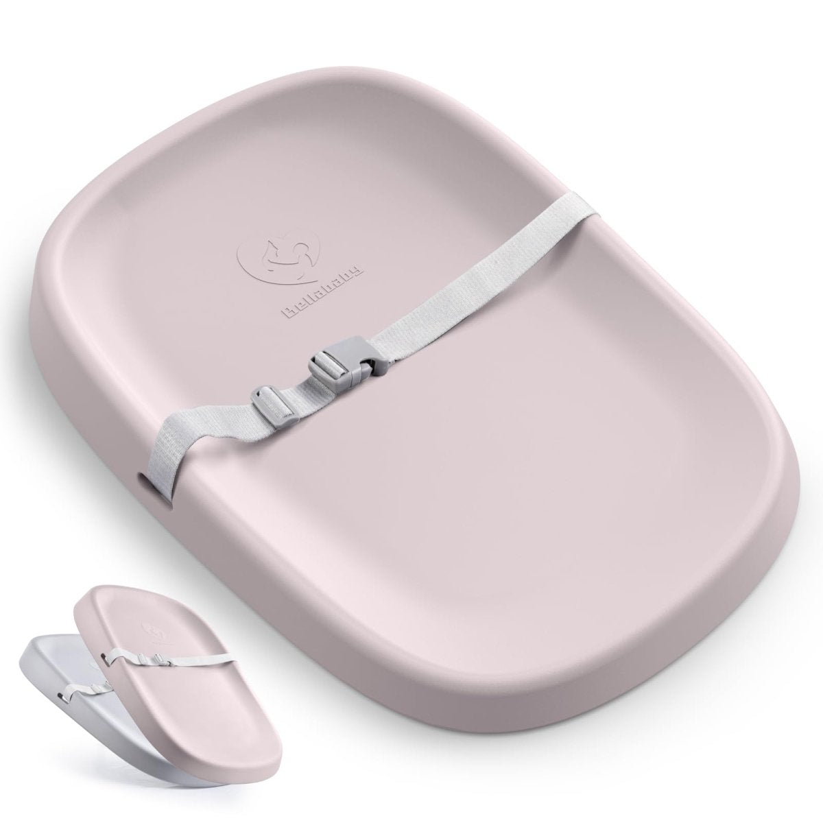 Bellababy Baby Changing Pad, Soft & Comfortable, Easy to Clean, Lightweight & Portable, Waterproof Diaper Changing Pad, Non - Slip, Polyurethane (PU), 27.6” x 19.2” x 2.9”, Pink - LittleTreasures