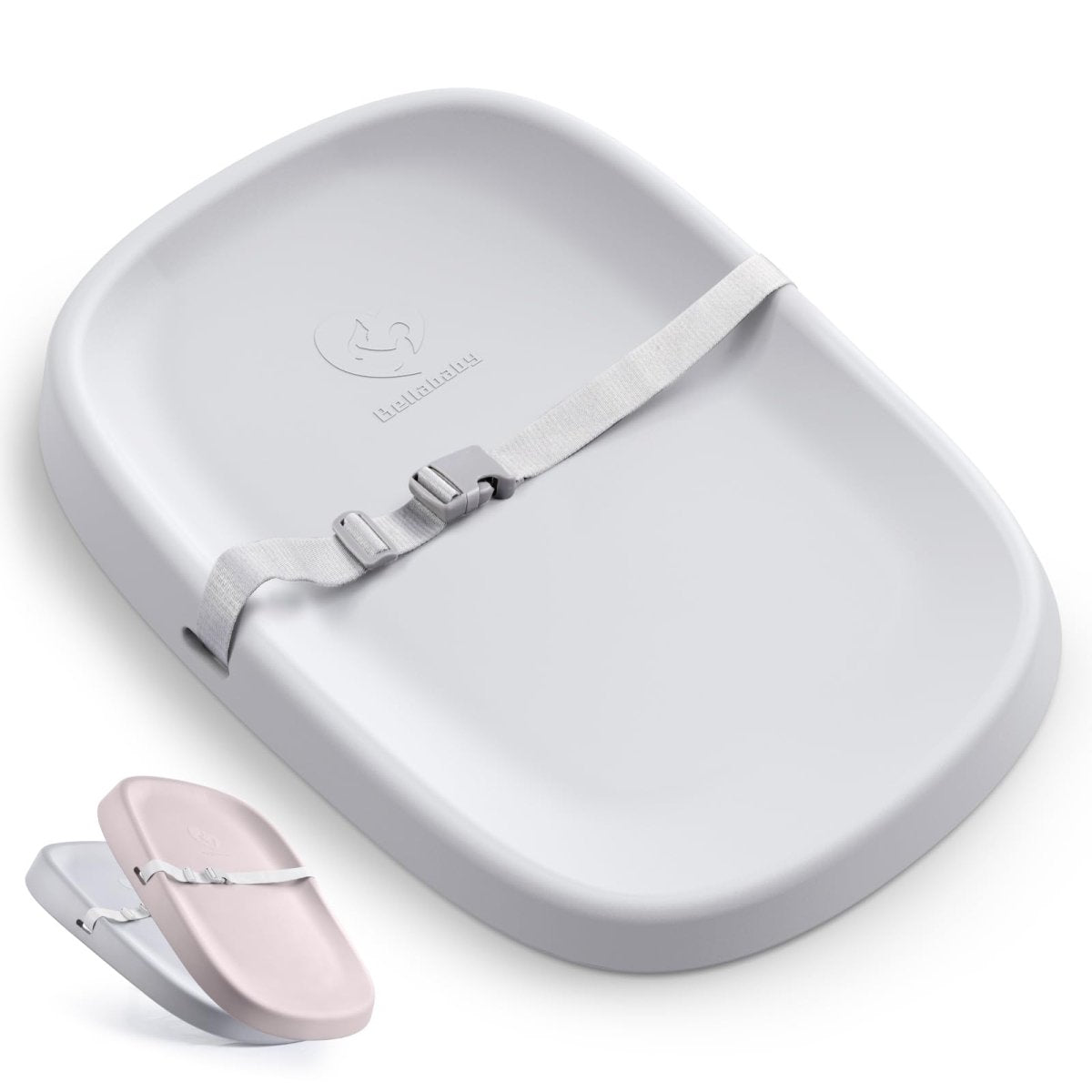 Bellababy Baby Changing Pad, Soft & Comfortable, Easy to Clean, Lightweight & Portable, Waterproof Diaper Changing Pad, Non - Slip, Polyurethane (PU), 27.6” x 19.2” x 2.9”, Pink - LittleTreasures