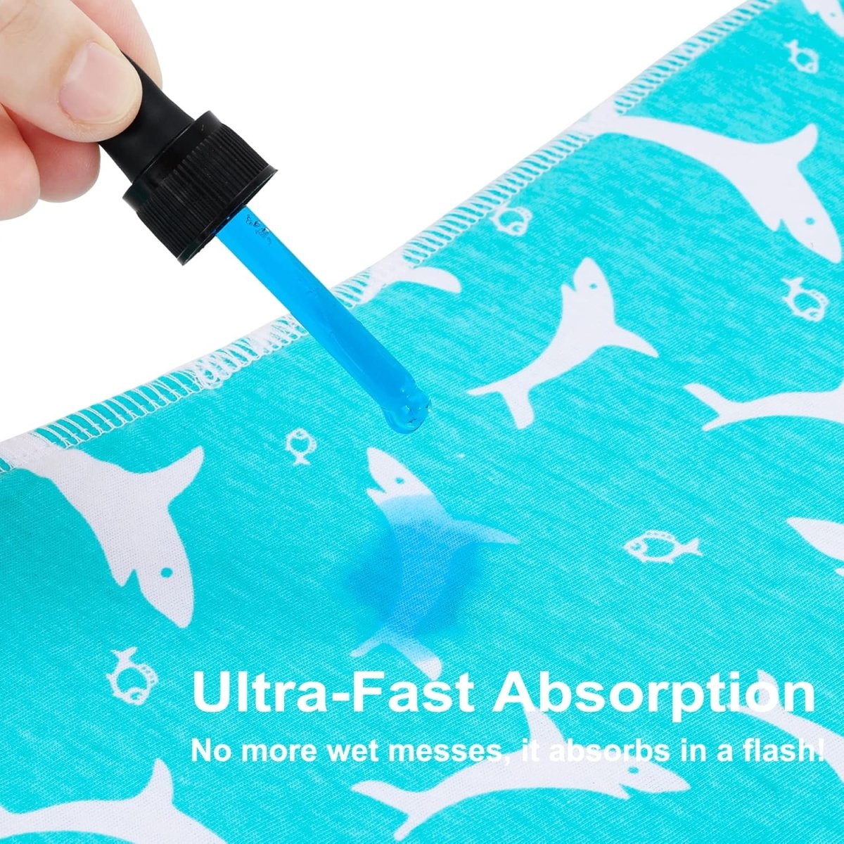 Benoxine Ultra - Soft 2 - in - 1 Organic Cotton Baby Burp Cloths Set - LittleTreasures