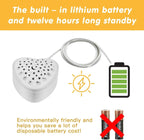 BEREST A13 White Noise Machine & Baby Sleep Soother with 15 Soothing Sounds & Projector Night Light Music Box, Cry Sensor, Rechargeable Lithium Battery, Portable for Newborns, Toddlers, Attaches to Crib - LittleTreasures