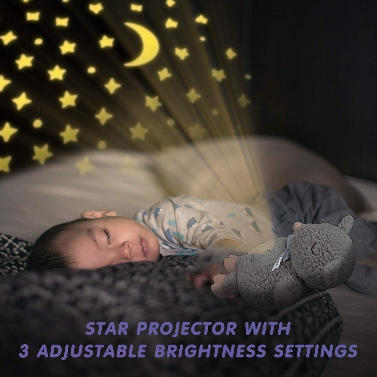 BEREST Baby Sleep Soother Sleepy Sheep, Mom's Heartbeat Lullabies Baby Sound Machine, Nursery Decor Night Light Projector, Toddler Crib Sleeping Aid, Baby Shower Gifts Portable Sheep - LittleTreasures